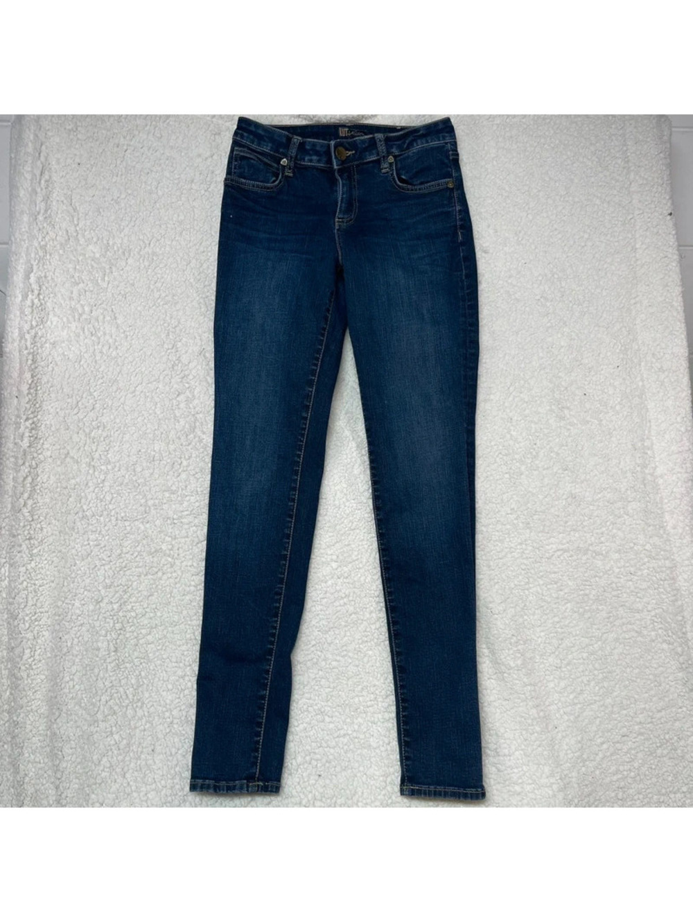 Kut from the Kloth Diana Skinny Jeans Women's Size 4 Medium Wash Stretch Denim - Picture 2 of 9